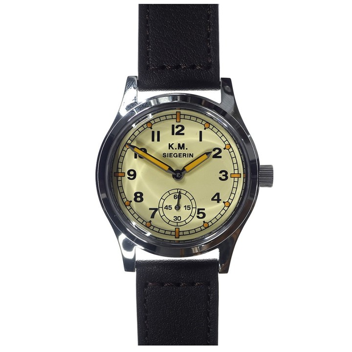 Selza Kriegsmarine (German Navy) WW2 Pattern Watch Automatic Yellow