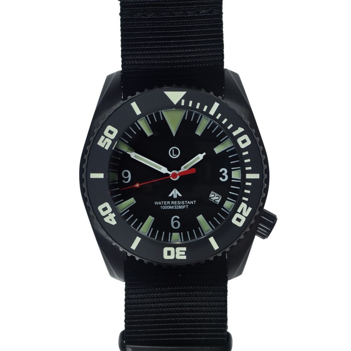 MWC Depthmaster Quartz 100atm PVD – Diver militare