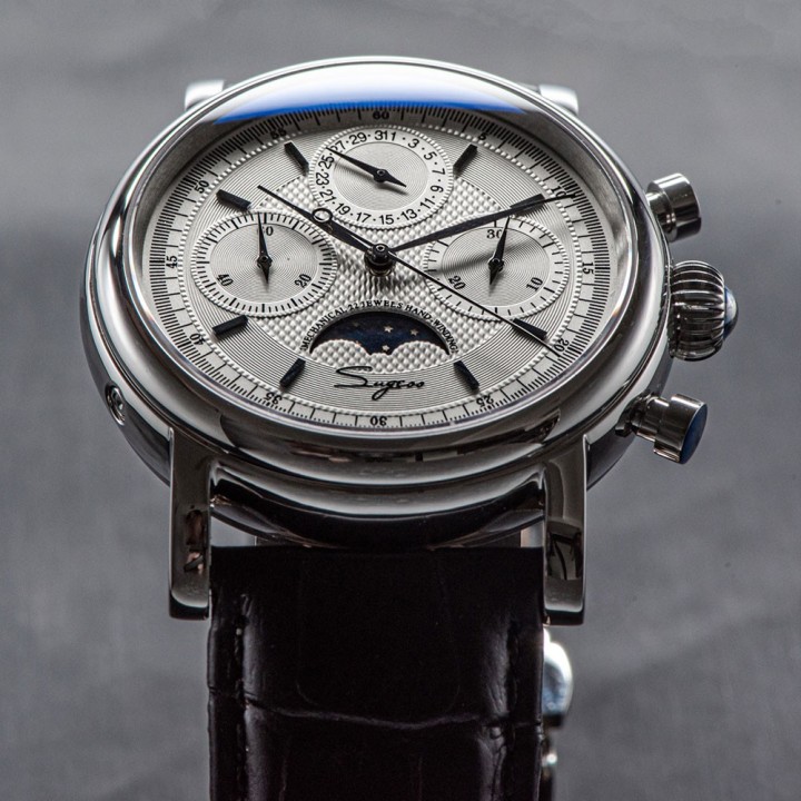 Sugess S426 Chronograph Moonphase White