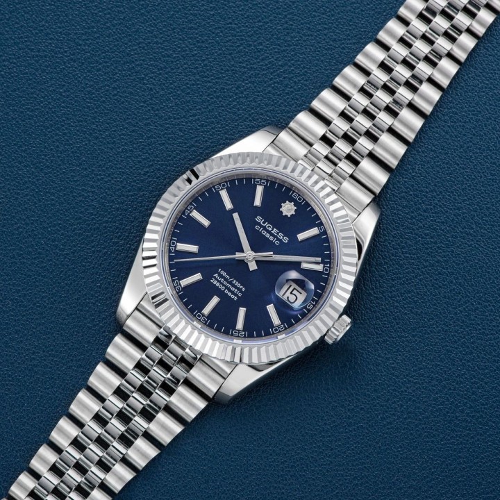 SUGESS S448 Classic Dress Watch Blue