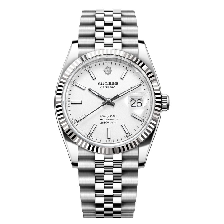 SUGESS S448 Classic Dress Watch White