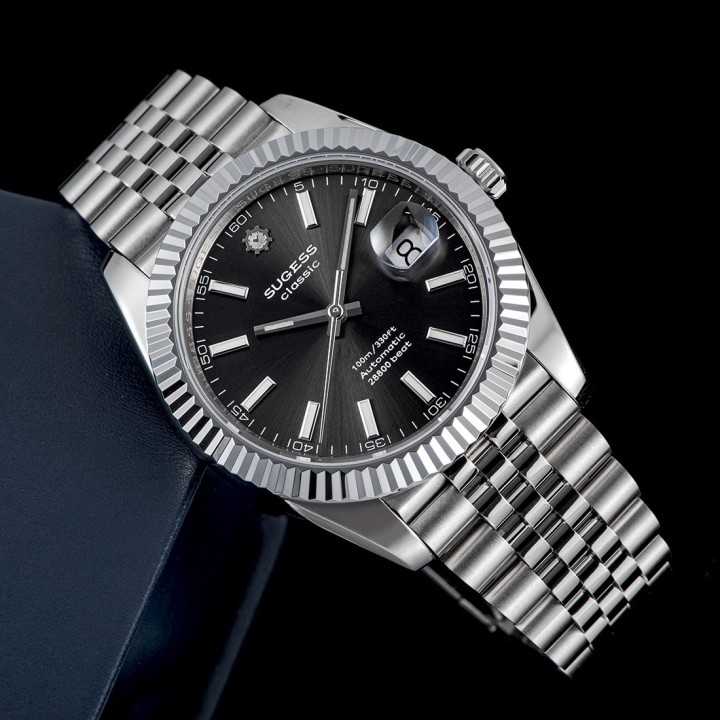 SUGESS S448 Classic Dress Watch Black