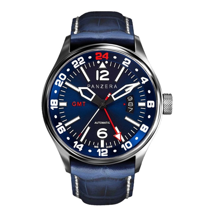 Panzera Flieger 45G BL2 – Aviatore GMT automatico