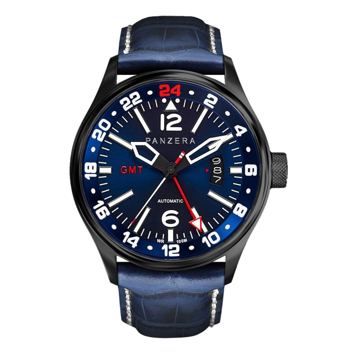 Panzera Flieger 45G 2BL2 – Automatic GMT Pilot Watch