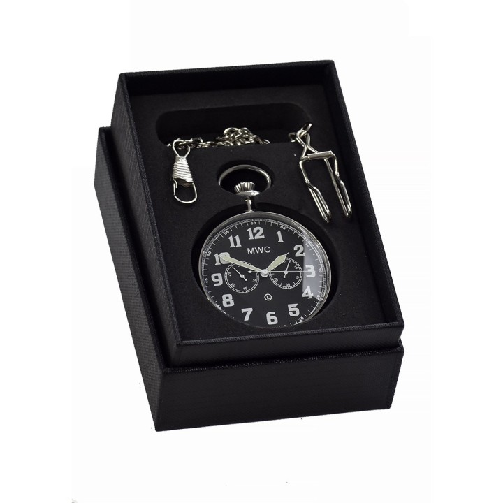 General Service Military Pocket Watch Black Dial