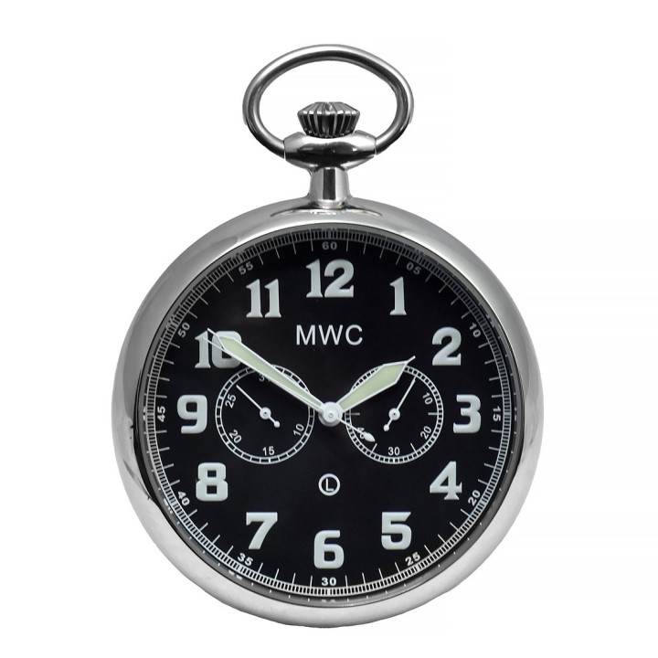 General Service Military Pocket Watch Black Dial