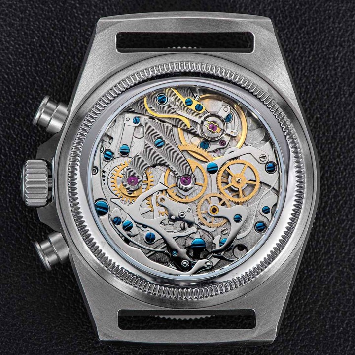 Seestern Black Manual Chronograph – Cronografo manuale