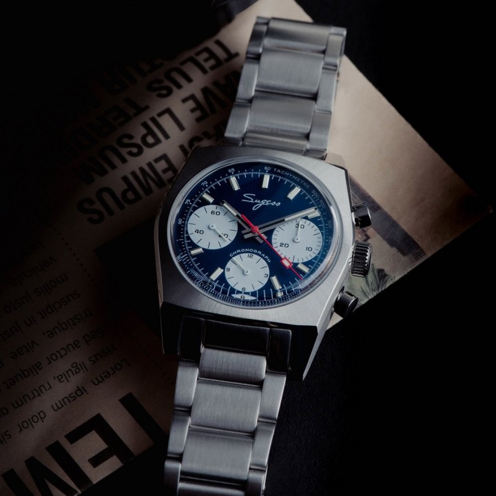 Sugess Chrono Heritage S419GSES Blue – Cronografo manuale