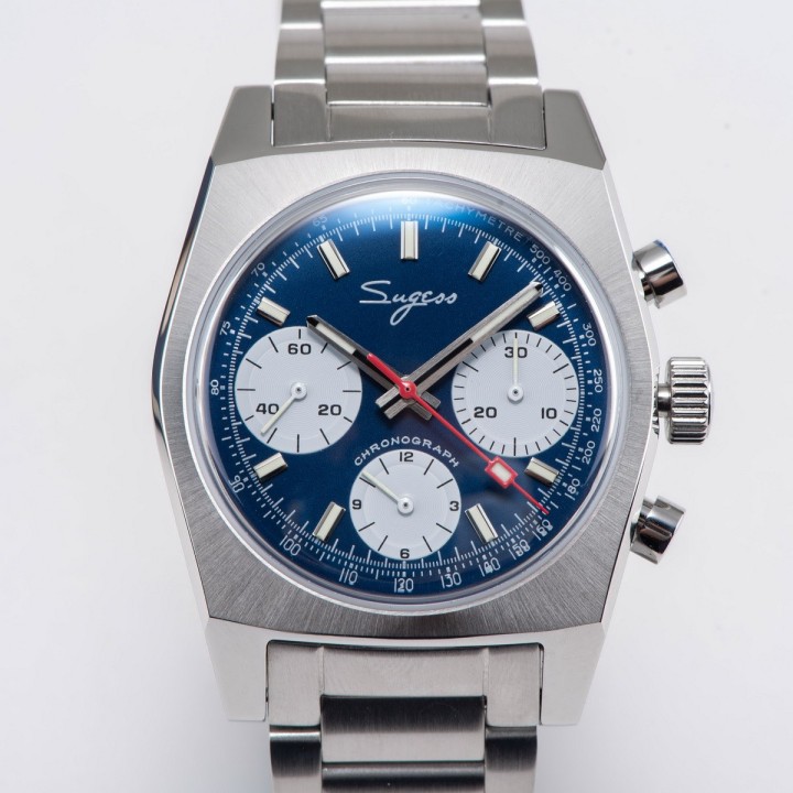Sugess Chrono Heritage S419GSES Blue – Cronografo manuale