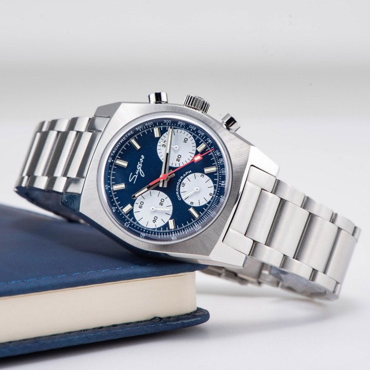 Sugess Chrono Heritage S419GSES Blue – Cronografo manuale