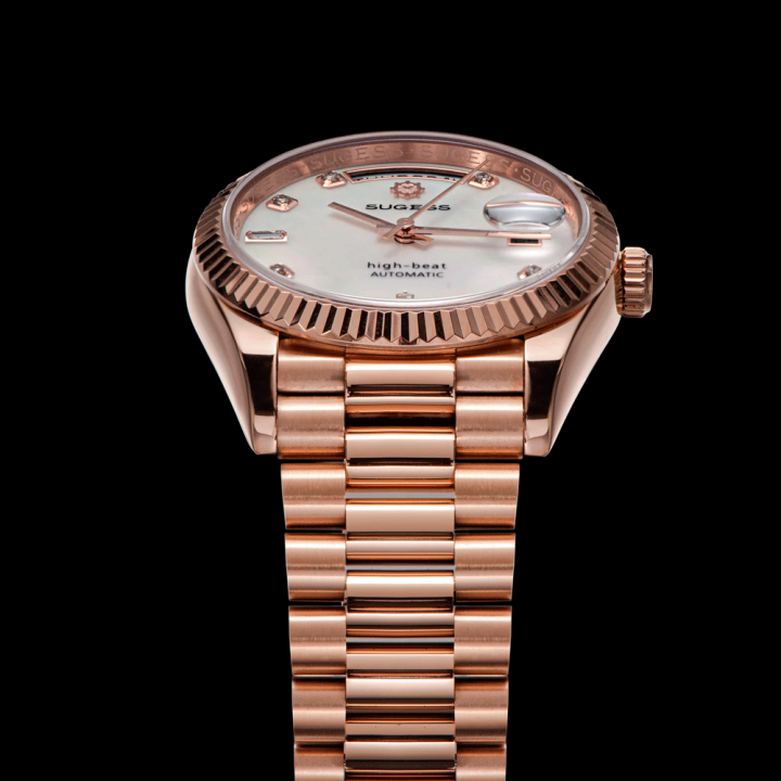Sugess S449 MOP Rose Gold White – Mother-of-Pearl Automatic