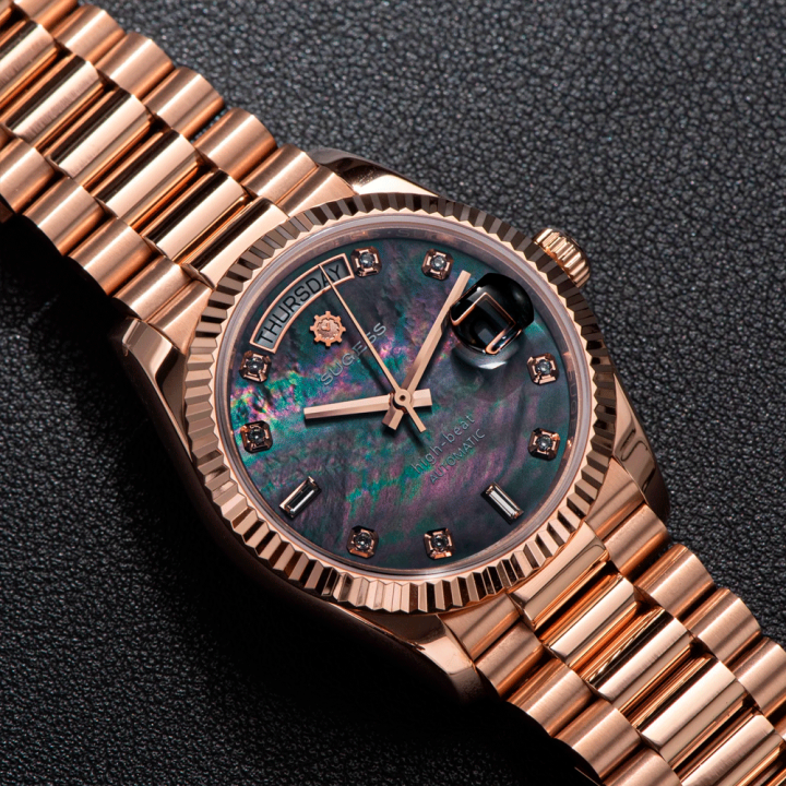 Sugess S449 MOP Rose Gold – Mother-of-Pearl Automatic