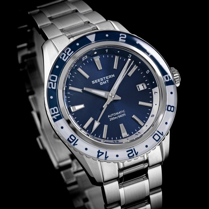 S456 Dark Blue Seestern GMT