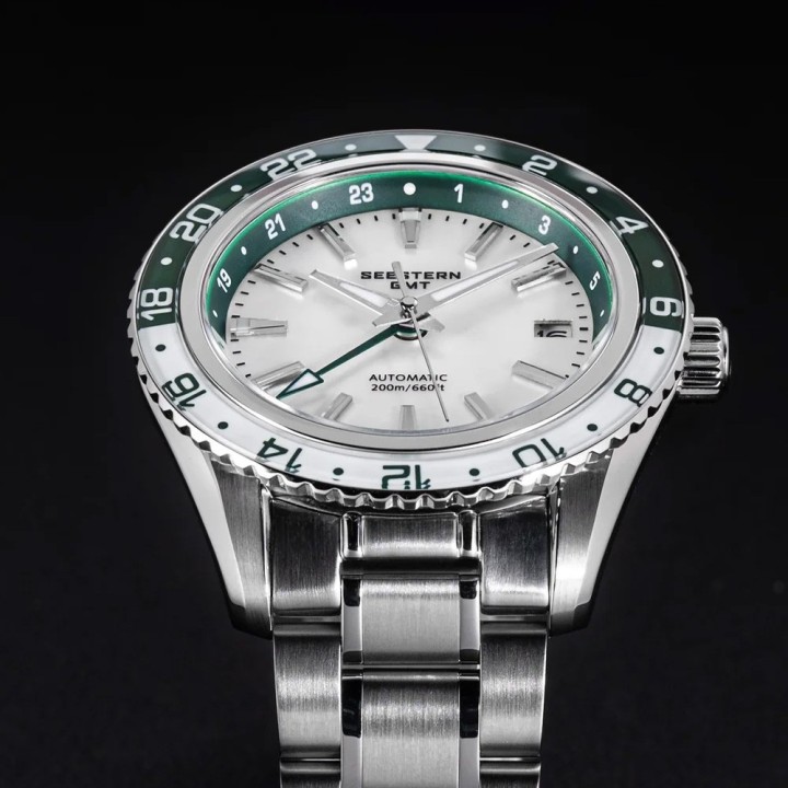 Seestern S456 GMT White – GMT automatico NH34
