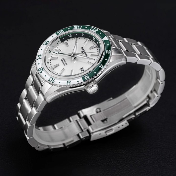 Seestern S456 GMT White – GMT automatico NH34