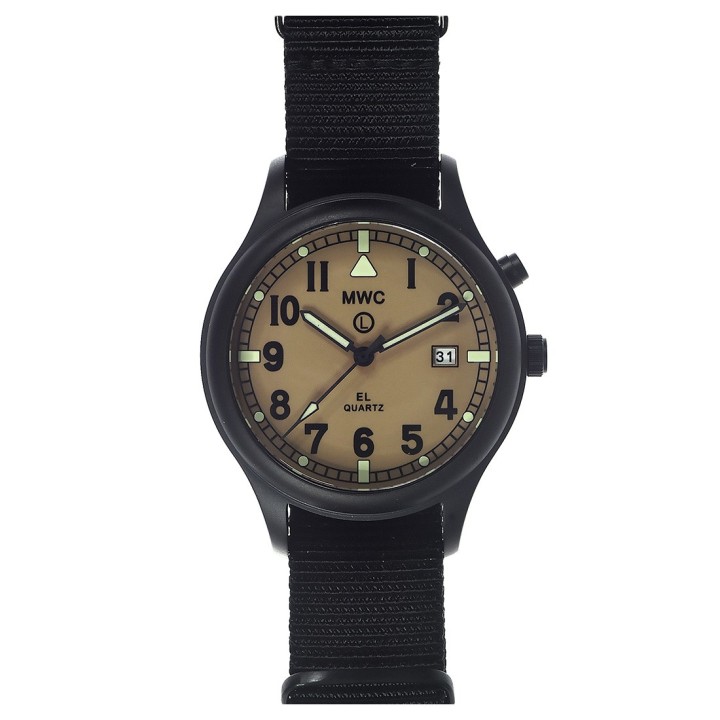 G10EL Black PVD Steel General Service Watch with Electroluminescent (EL)
