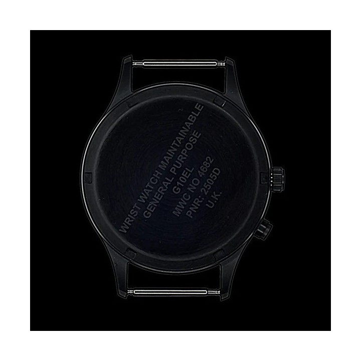 G10EL Black PVD Steel General Service Watch with Electroluminescent (EL)