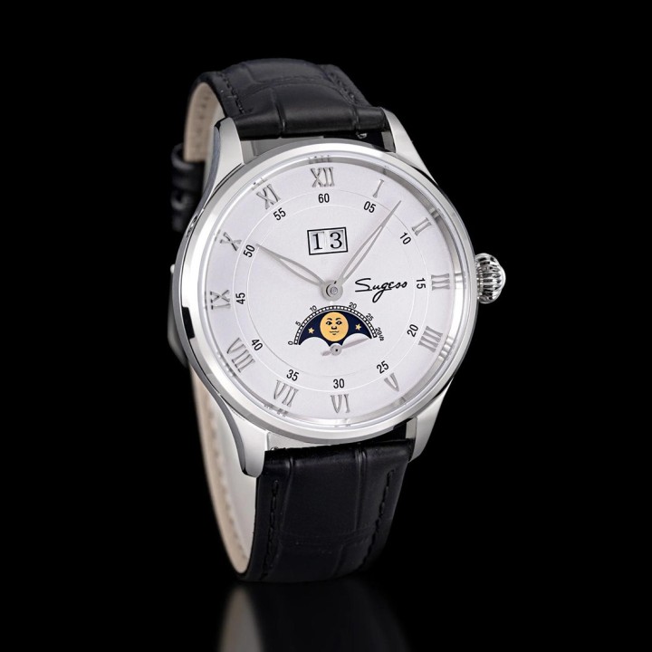 Sugess S437-2 MoonPhase White – Automatic Moon Phase