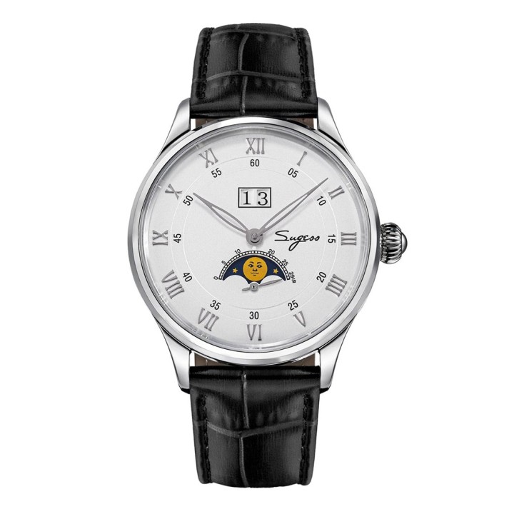 Sugess S437-2 MoonPhase White – Automatic Moon Phase