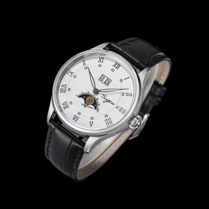 Sugess S437-2 MoonPhase White – Automatic Moon Phase
