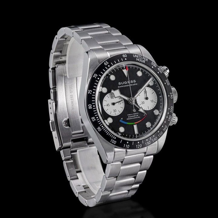 Sugess S475 Black Panda – Cronografo ST19 manuale