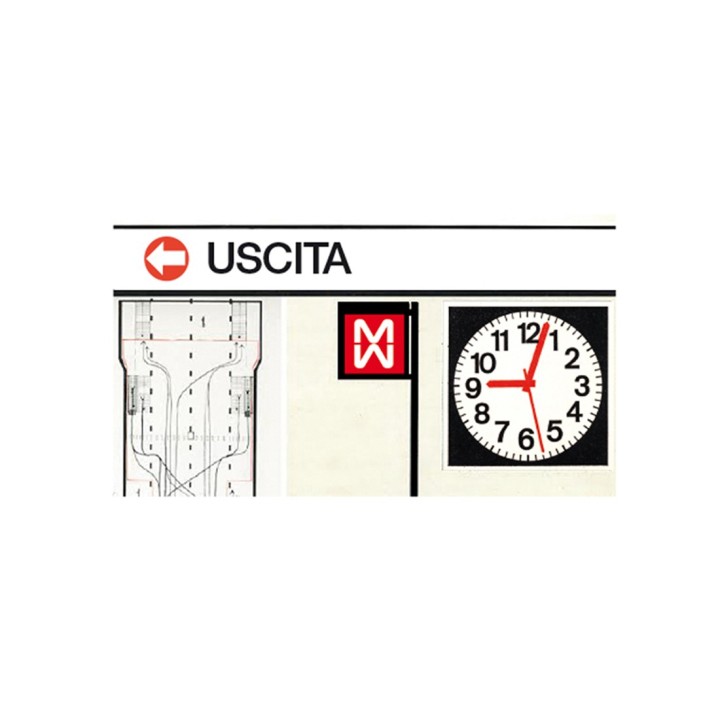 Nava Design Milano Metro – Orologio metro al quarzo